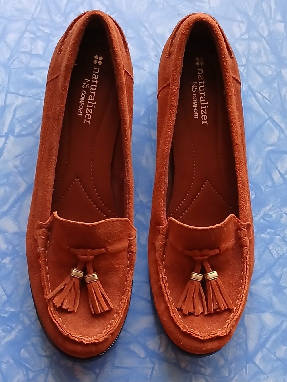 Naturalizer N5 Comfort Suede Tassel Loafers Size 9.5M